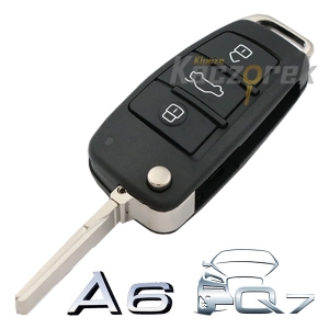 Audi 096 - klucz surowy - pilot